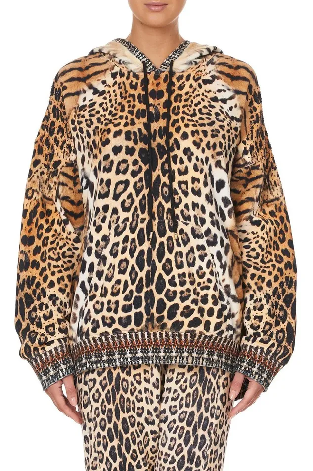 Women Loungewear Camilla Oversized Boyfriend Hoodie Jaguar