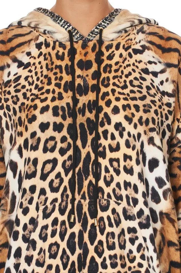 Women Loungewear Camilla Oversized Boyfriend Hoodie Jaguar