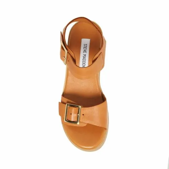 Women MARKA COGNAC LEATHER Cognac Leather Steve Madden Sandals Women MARKA COGNAC LEATHER Cognac Leather Steve Madden Sandals