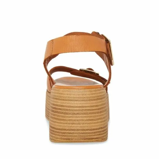 Women MARKA COGNAC LEATHER Cognac Leather Steve Madden Sandals Women MARKA COGNAC LEATHER Cognac Leather Steve Madden Sandals