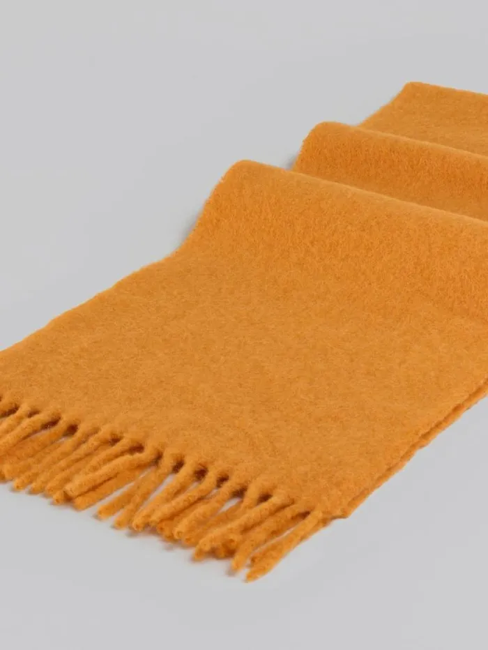 Women Marni Scarves Orange Alpaca Scarf