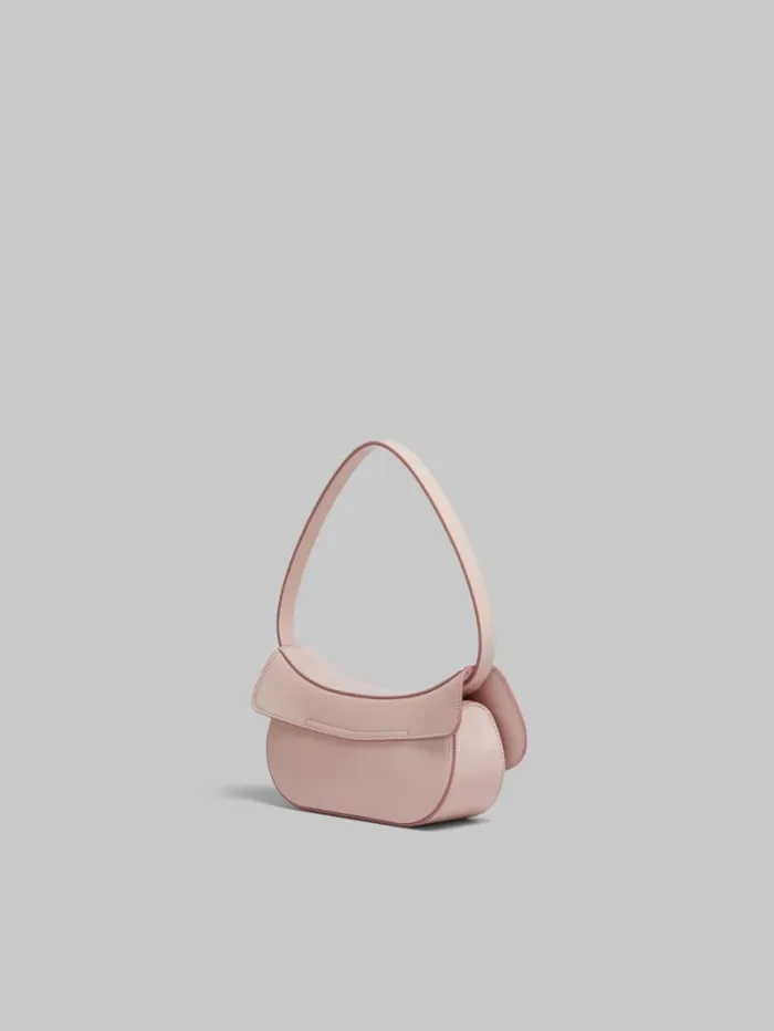 Women Marni Shoulder Bags Pink Leather Butterfly Small Hobo Bag