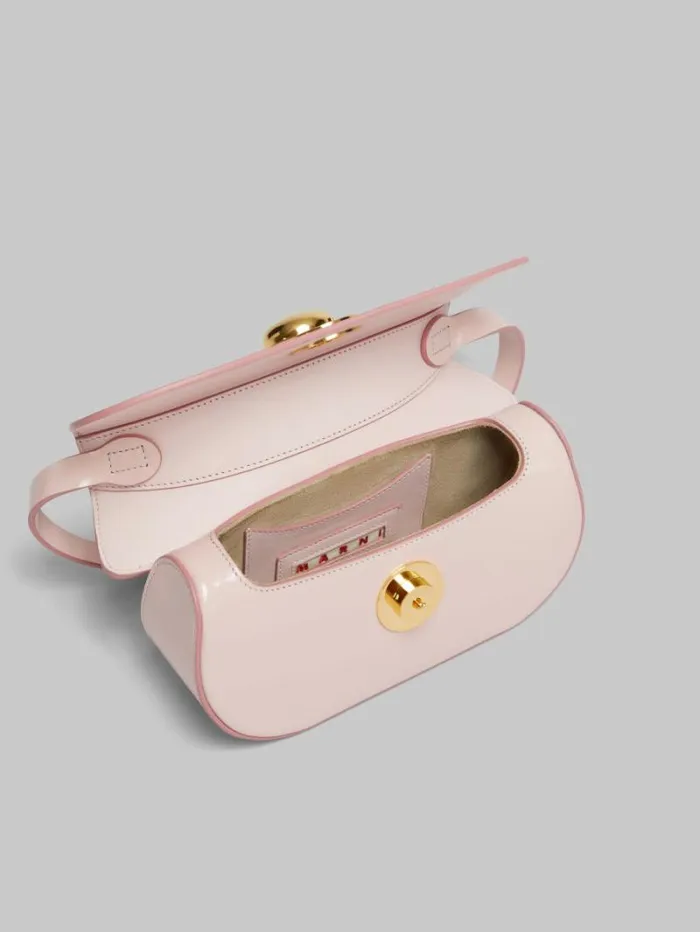 Women Marni Shoulder Bags Pink Leather Butterfly Small Hobo Bag