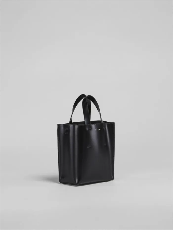 Women Marni Tote Bags Museo Mini Bag In Black Leather