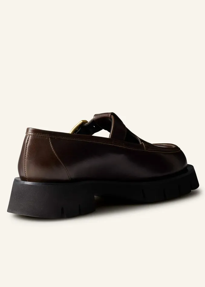 Women Mary Jane Loafer Chocolate MEEM