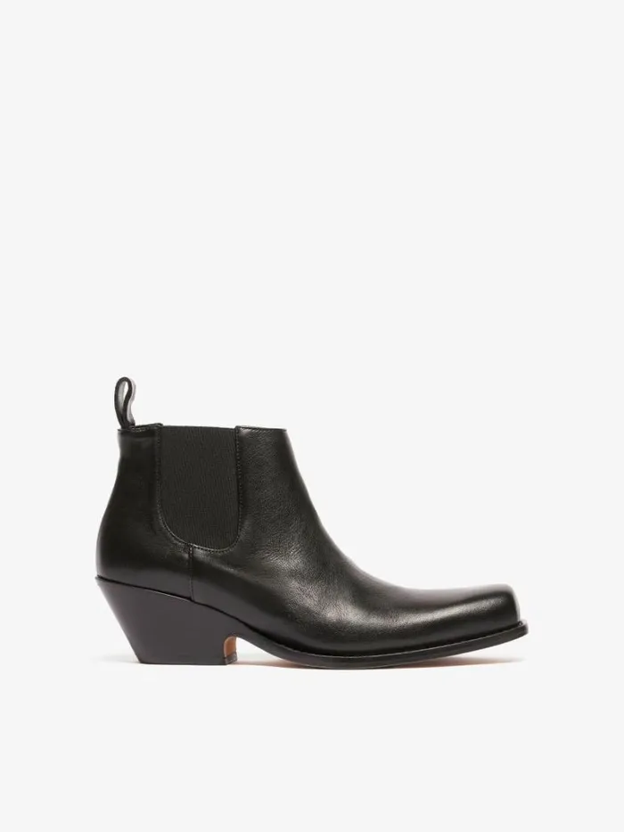 Women Max Mara Ankle Boots And Boots Chelsea Cowboy Boots Black
