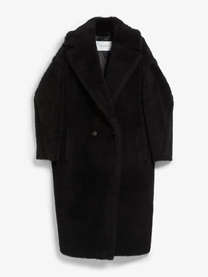 Women Max Mara Coats Teddy Bear Icon Coat Black