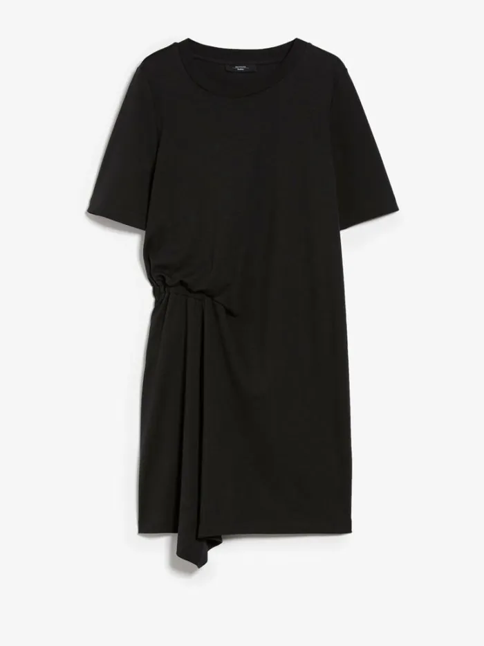 Women Max Mara Dresses Cotton Jersey Dress Black