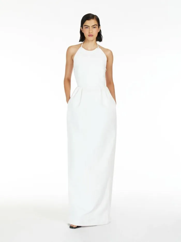 Women Max Mara Dresses Long Cotton Dress White