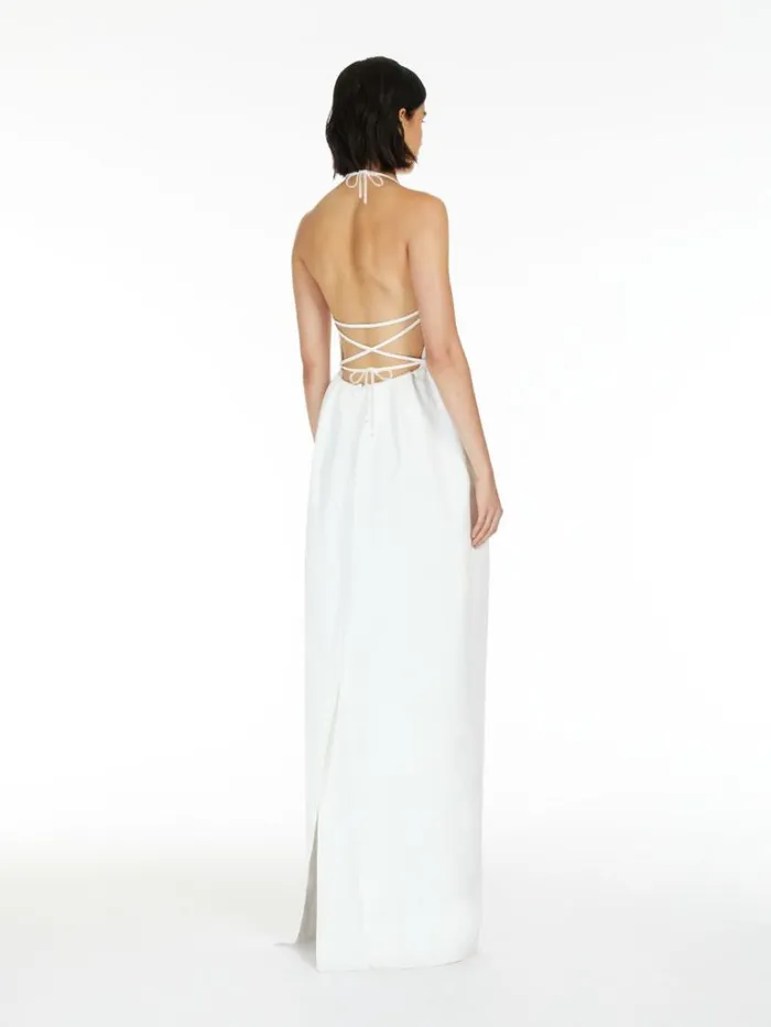 Women Max Mara Dresses Long Cotton Dress White