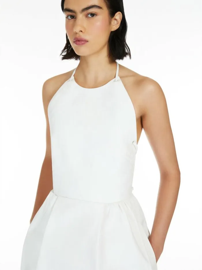 Women Max Mara Dresses Long Cotton Dress White