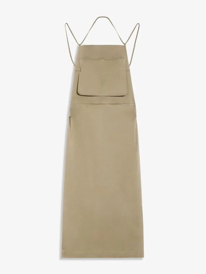 Women Max Mara Dresses Workwear Dress In Stretch Gabardine Kaki