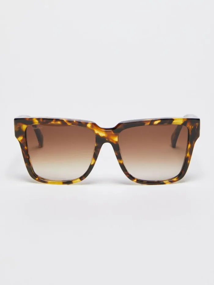 Women Max Mara Eyewear Acetate Glasses Tawny Sand