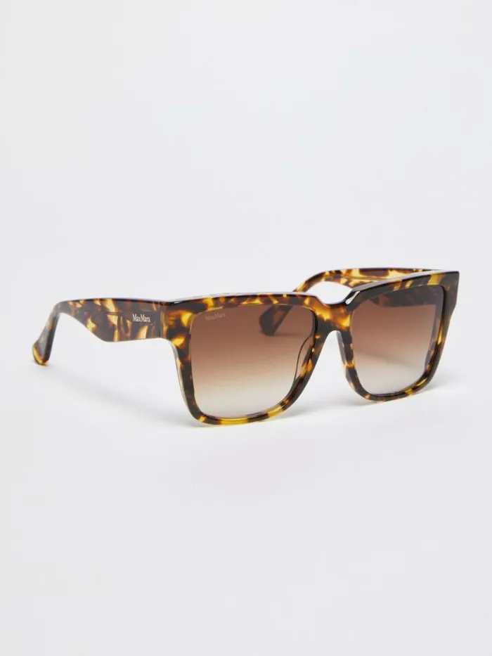 Women Max Mara Eyewear Acetate Glasses Tawny Sand