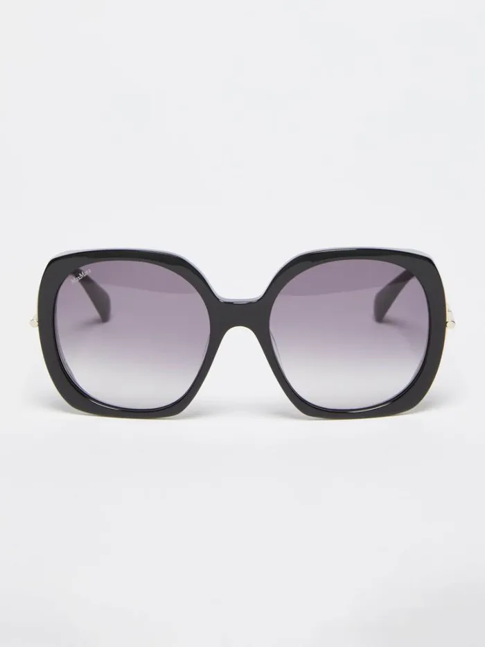 Women Max Mara Eyewear Oversized Glasses Black