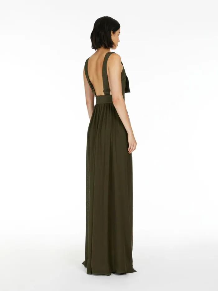 Women Max Mara Jumpsuits Cotton Gabardine Boiler Suit Kaki