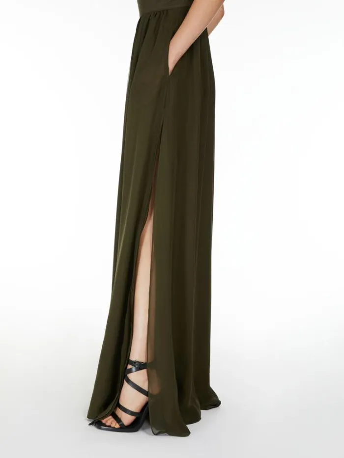 Women Max Mara Jumpsuits Cotton Gabardine Boiler Suit Kaki