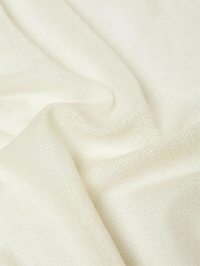 Women Max Mara Scarves And Foulards Gradient Cashmere Stole Pale Yellow