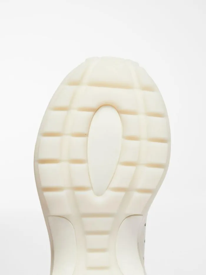 Women Max Mara Sneakers Chunkysole Leather Sneakers White