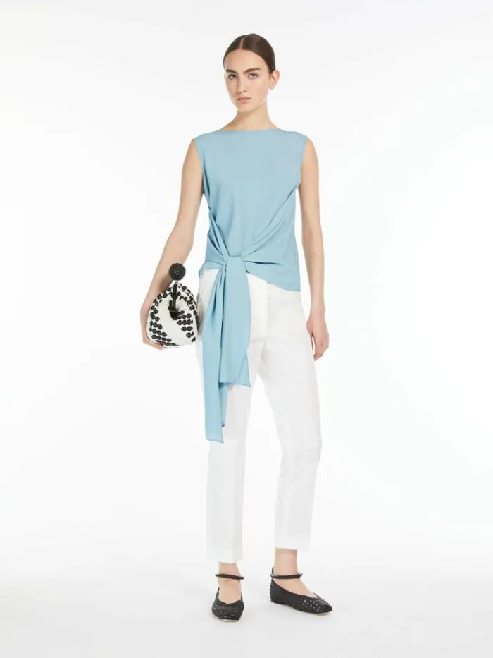 Women Max Mara Tops And Tshirts Jersey And Crepe Top Water