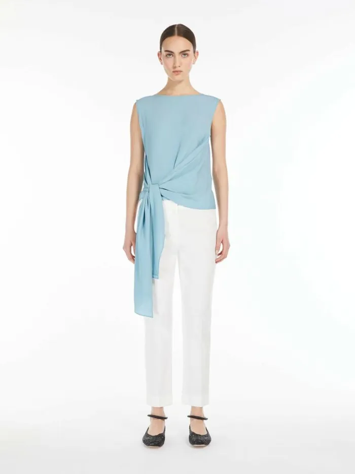 Women Max Mara Tops And Tshirts Jersey And Crepe Top Water