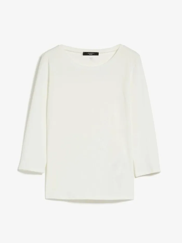 Women Max Mara Tops And Tshirts Organic Cotton Tshirt White
