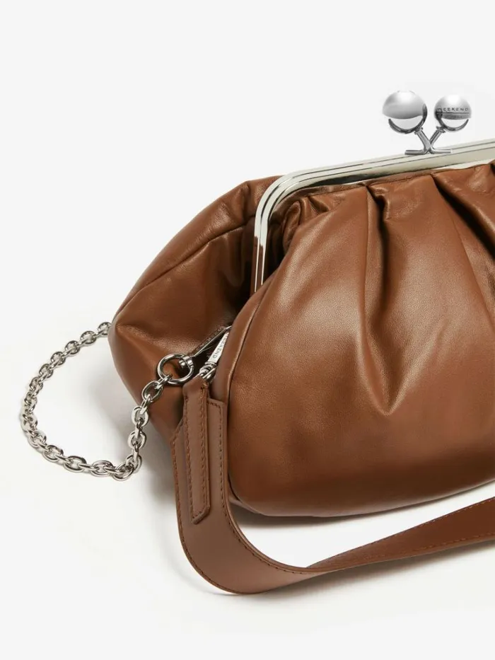 Women Max Mara Weekend Bag Medium Pasticcino Bag In Nappa Leather Tobacco