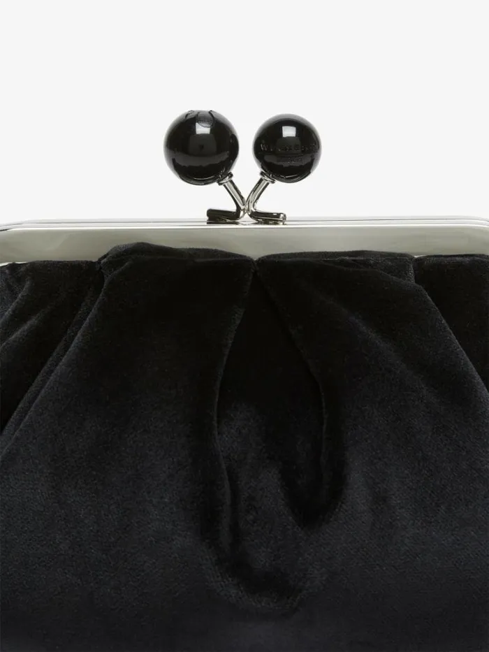 Women Max Mara Weekend Bag Small Velvet Pasticcino Bag Black