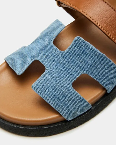 Women MAYVEN DENIM MULTI Denim Multi Steve Madden Sandals Women MAYVEN DENIM MULTI Denim Multi Steve Madden Sandals