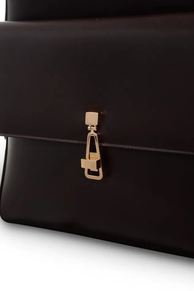 WomenMen Backpacks Gabriela Hearst Billie Backpack In Bordeaux Nappa Leather