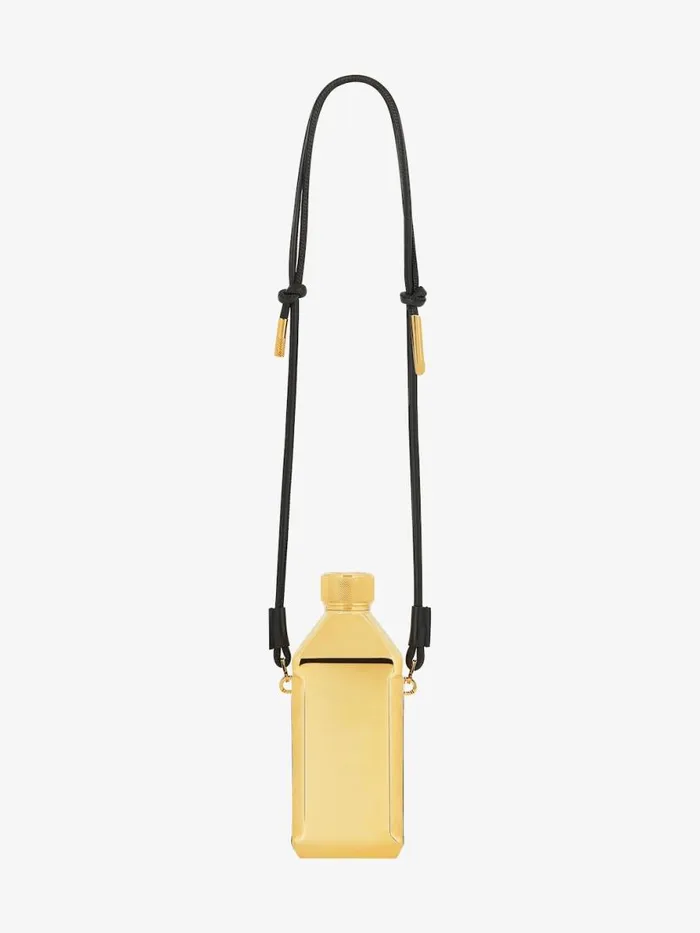 WomenMen Belts Givenchy GIVENCHY 4G Flask With Strap Golden Yellow WomenMen Belts Givenchy GIVENCHY 4G Flask With Strap Golden Yellow