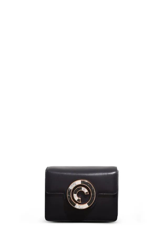 WomenMen Crossbody Bags Gabriela Hearst Janis Crossbody Bag In Navy Nappa Leather