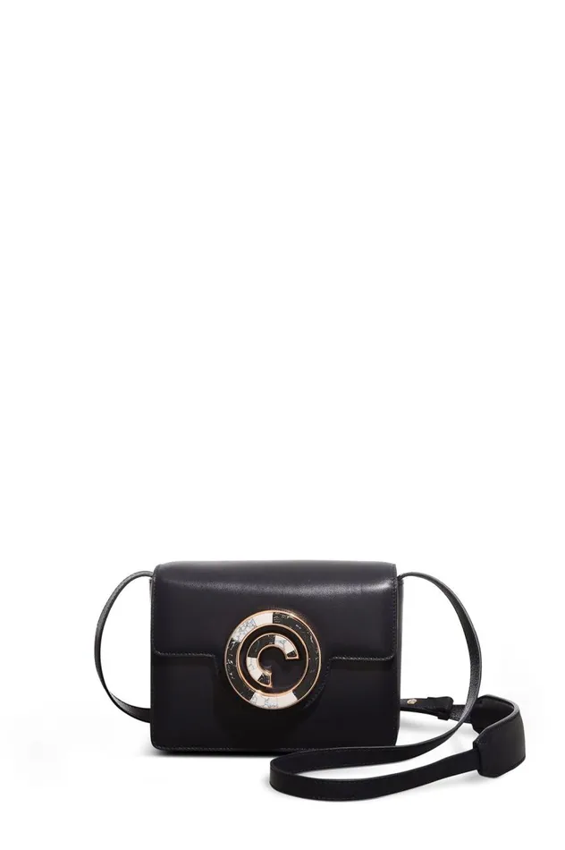 WomenMen Crossbody Bags Gabriela Hearst Janis Crossbody Bag In Navy Nappa Leather