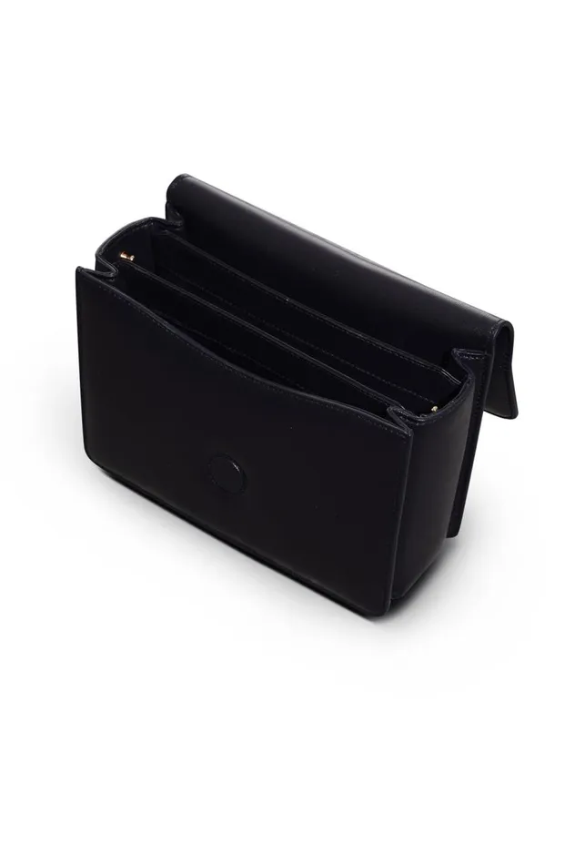 WomenMen Crossbody Bags Gabriela Hearst Janis Crossbody Bag In Navy Nappa Leather