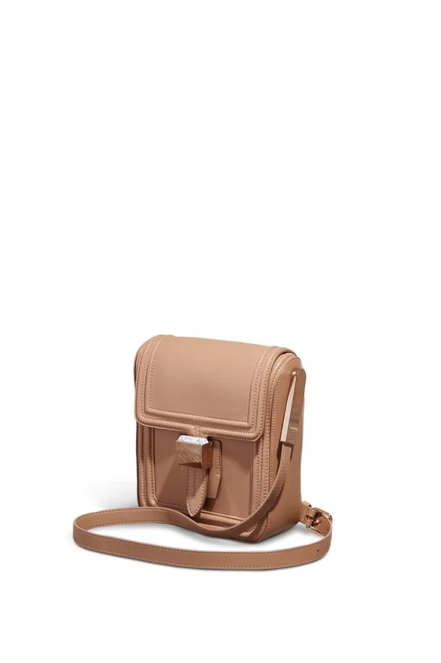 WomenMen Crossbody Bags Gabriela Hearst Marvelle Crossbody Bag In Nude Nappa Leather