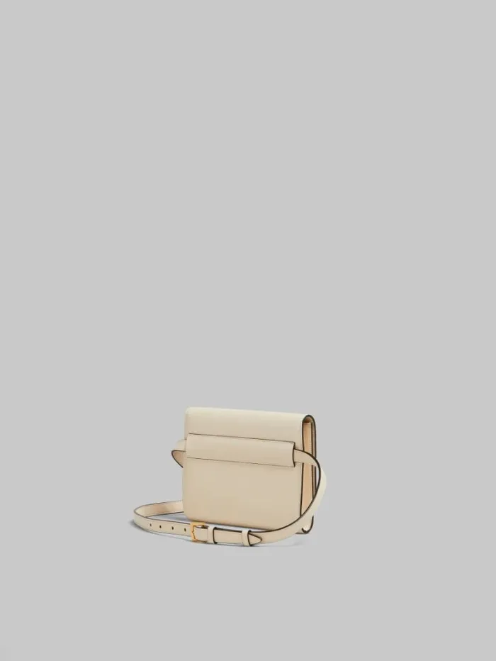 WomenMen Marni Trunkaroo Bag Cream Leather Trunkaroo Bum Bag