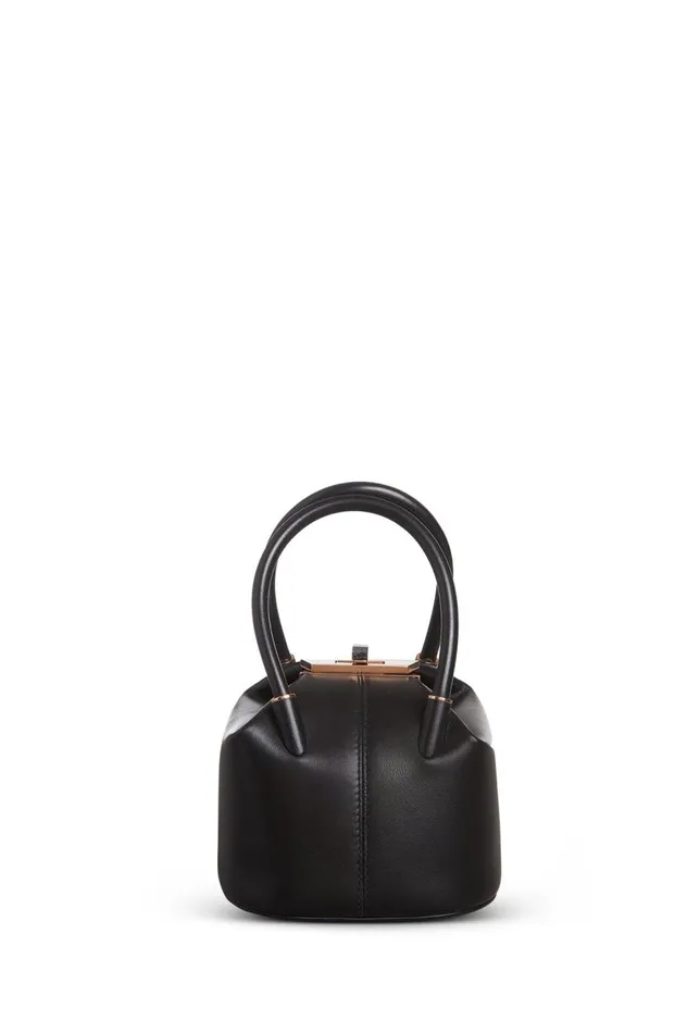 WomenMen Mini Bags Gabriela Hearst Mini Baez Bag In Black Nappa Leather