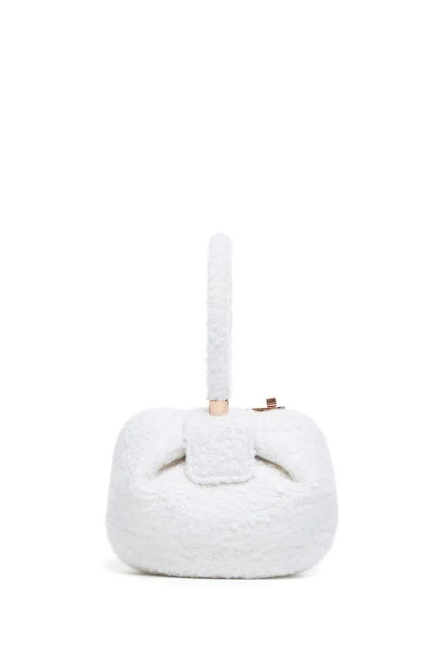 WomenMen Top Handles Gabriela Hearst Demi Bag In Ivory Cashmere Boucle