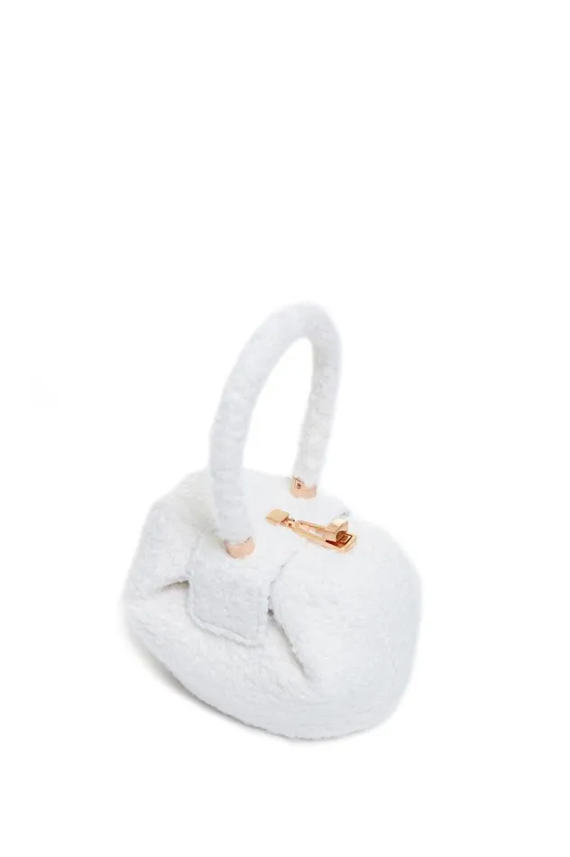 WomenMen Top Handles Gabriela Hearst Demi Bag In Ivory Cashmere Boucle
