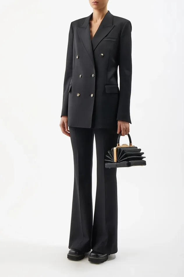 WomenMen Top Handles Gabriela Hearst Diana Bag In Cognac Yellow and Black Nappa Leather