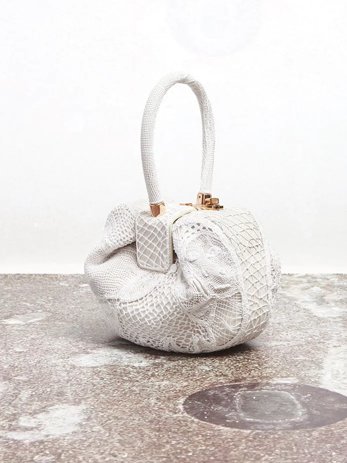WomenMen Top Handles Gabriela Hearst Nina Bag In Ivory Nappa Leather With Cotton Macrame