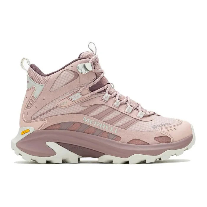 Women Merrell Boots Moab Speed 2 Mid GORETEX Adobe Rose