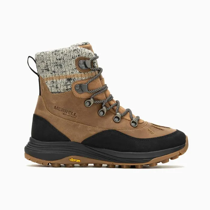 Women Merrell Boots Siren 4 Thermo Mid Zip Waterproof Tobacco