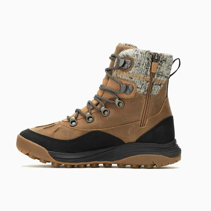 Women Merrell Boots Siren 4 Thermo Mid Zip Waterproof Tobacco