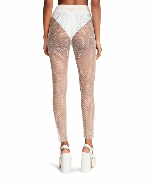 Women MESH RHINESTONE PANTS IVORY Ivory Steve Madden Bottoms Women MESH RHINESTONE PANTS IVORY Ivory Steve Madden Bottoms
