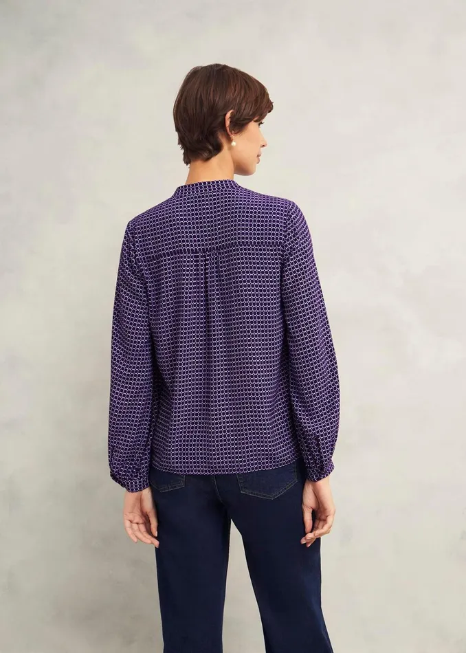 Women Mila Blouse Purple Multi Hobbs Tops