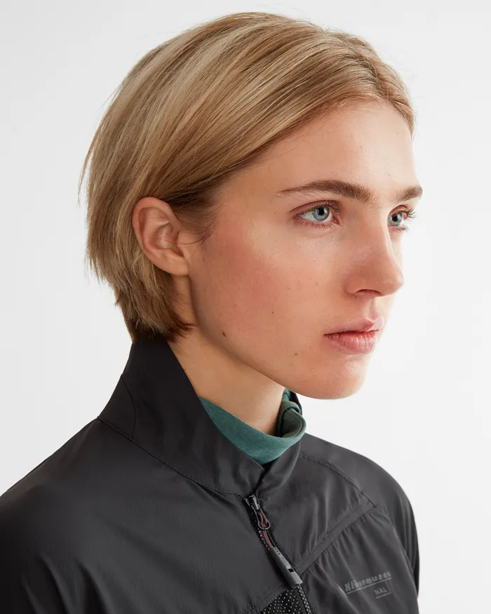 Women Nal Windbreaker Jacket Madder Red Klttermusen Wind Resistant Jackets