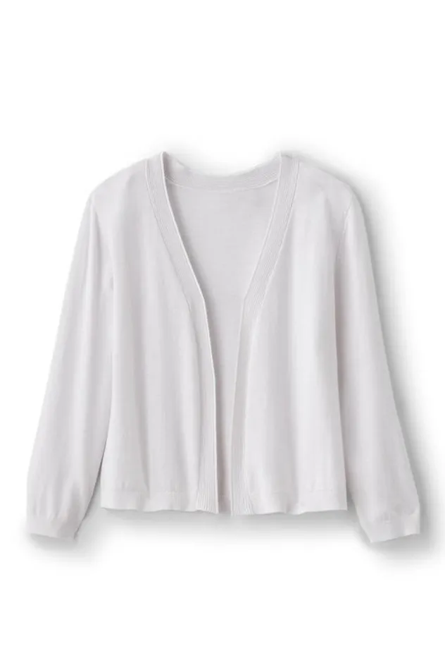 Women Natalia Cardi White Soft Surroundings Tops