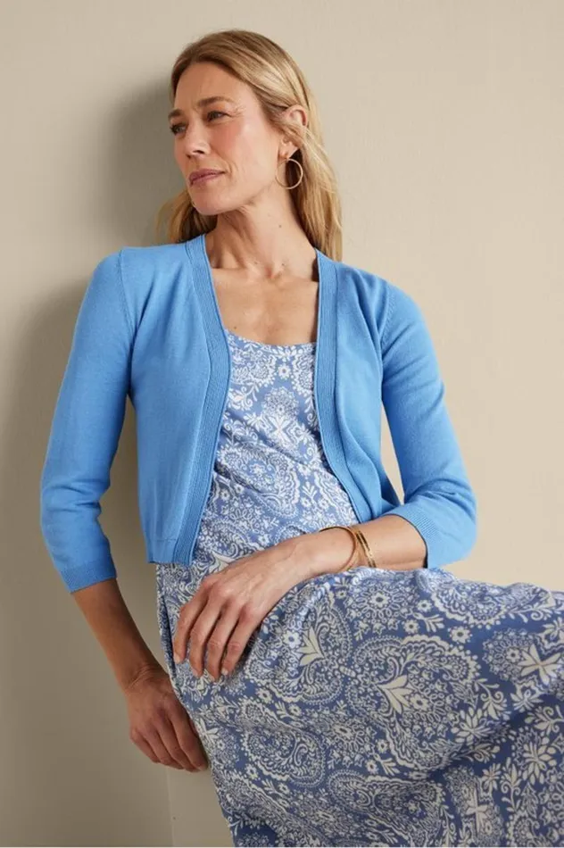 Women Natalia Cardi White Soft Surroundings Tops