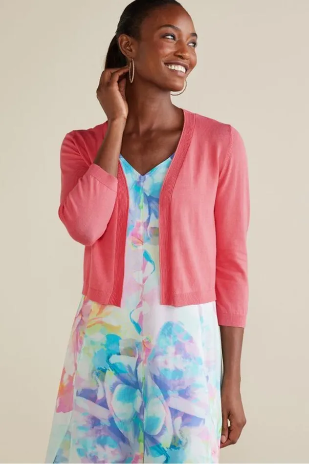 Women Natalia Cardi White Soft Surroundings Tops